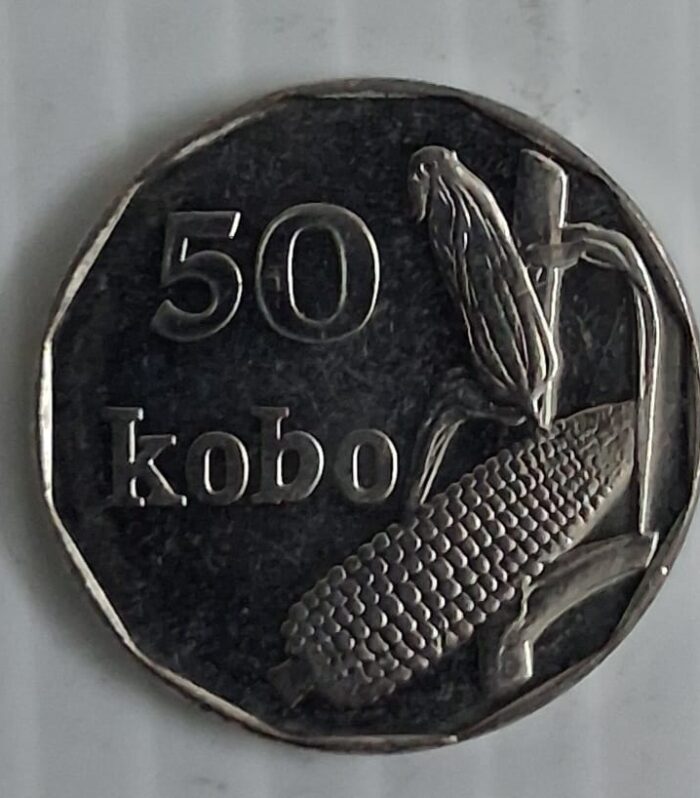 Nigeria 50 Kobo world coin unc