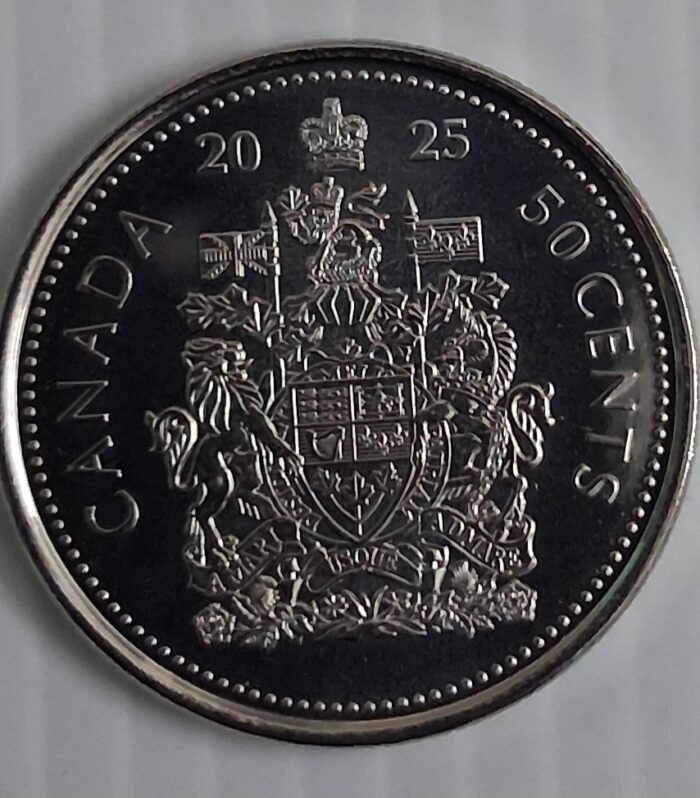 Canada 50 cents King Charles world coin unc