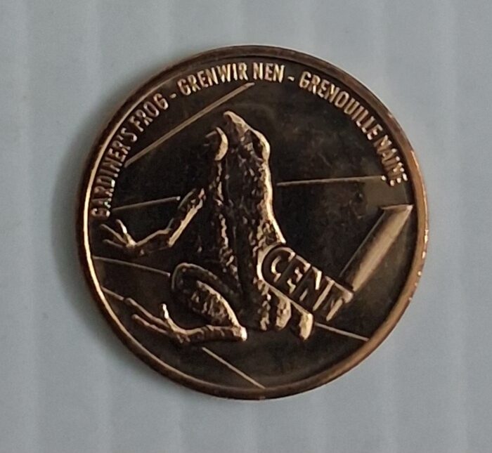 Seychelles 1 cent world coin Frog