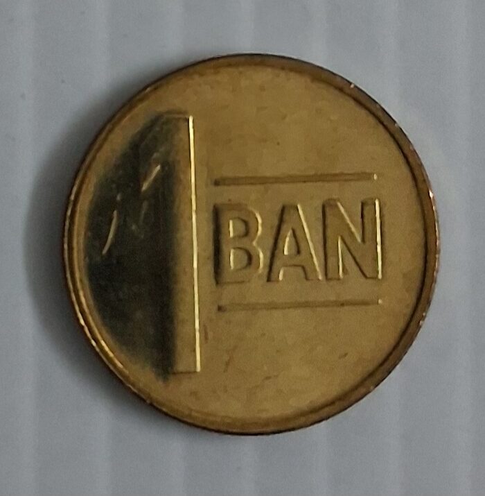 Romania 1 Ban world coin unc