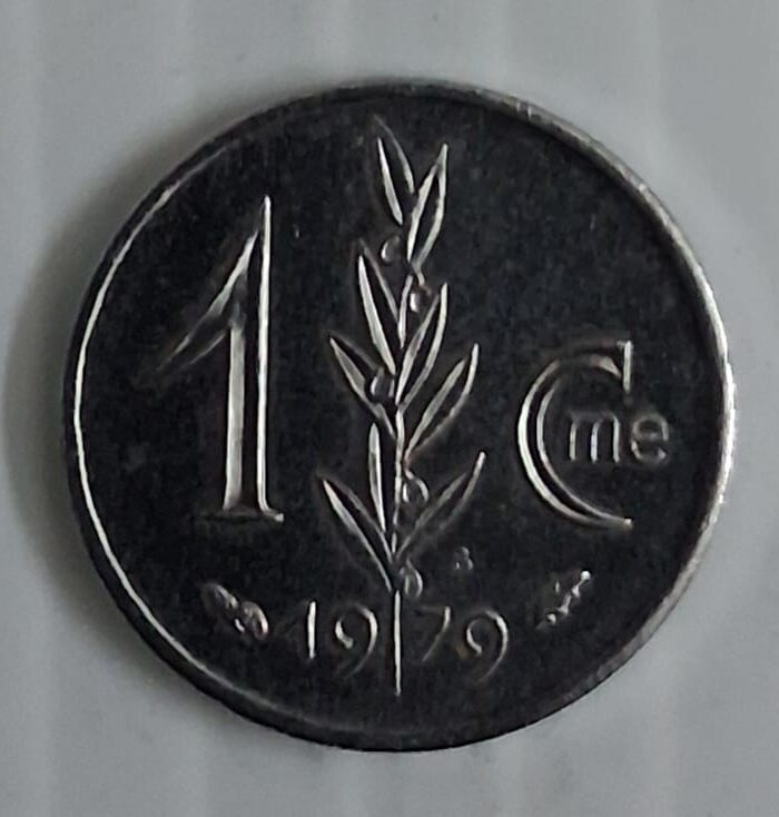 Monaco 1 Centime world coin 1979 rare