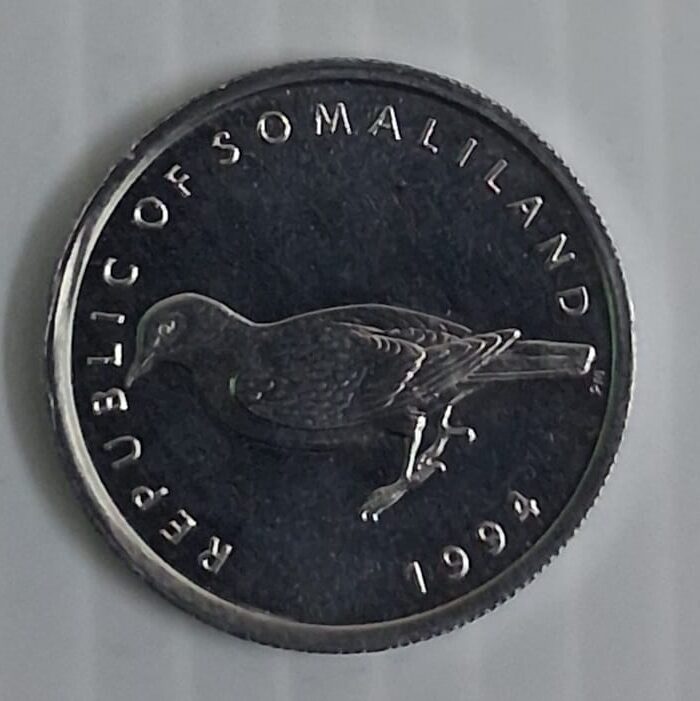 Somaliland 1 Shilling coin Bird Unc