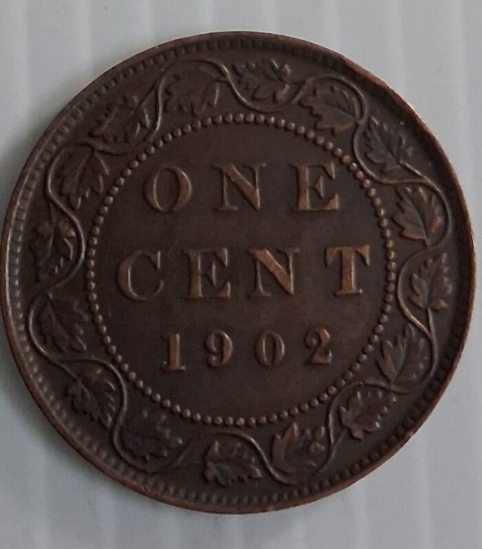 British Canada 1 cent world coin Edward VII 1902