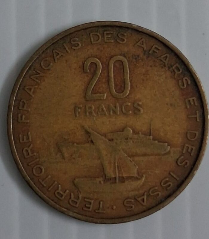 Afars Issas Islands 20 Francs world coin
