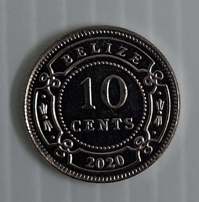 Belize 10 cents world coin Unc