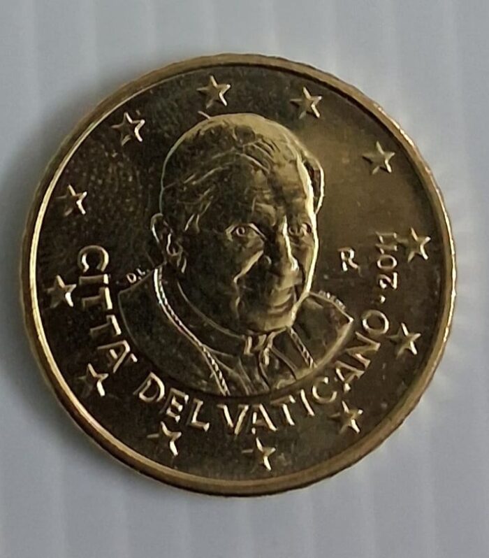 Vatican City 50 Euro cents coin Unc 2011