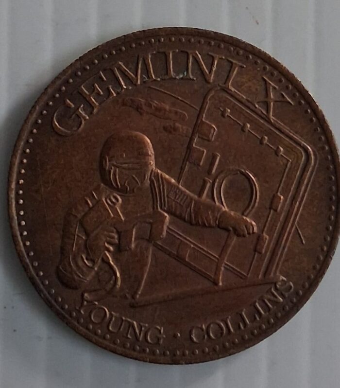 USA Gemini X Man in Space Medallion