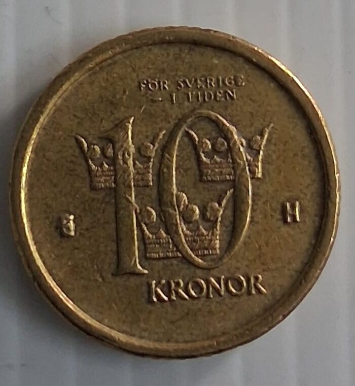 Sweden 10 Kroner coin Carl XVI Gustaf