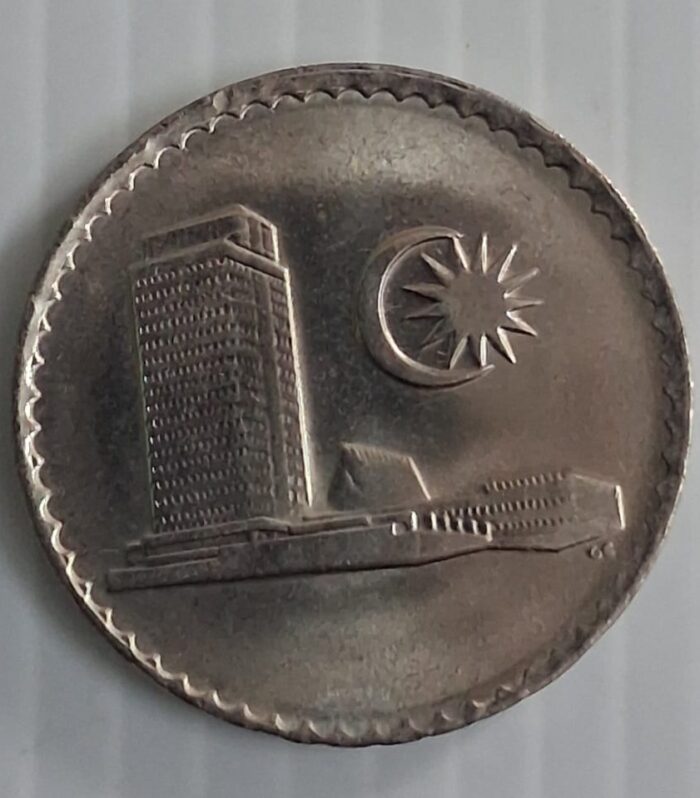 Malaysia 50 Sen coin Agong unc 1988