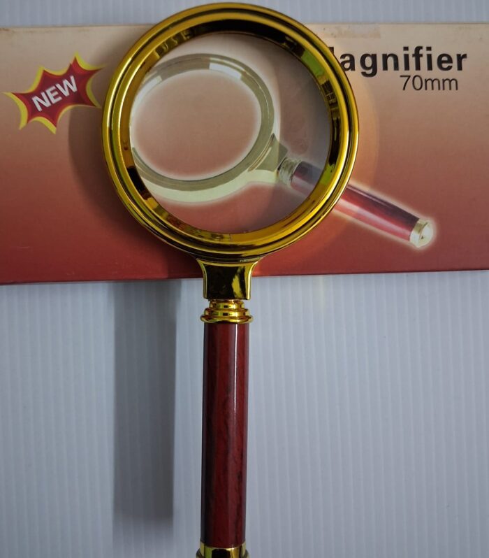 Magnifier 70 mm Golden Colour