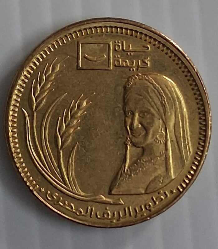 Egypt 50 Piastres coin Decent Life unc 2021