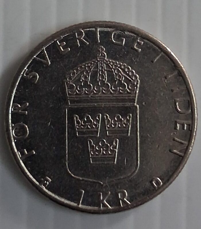 Sweden 1 Krona world coin