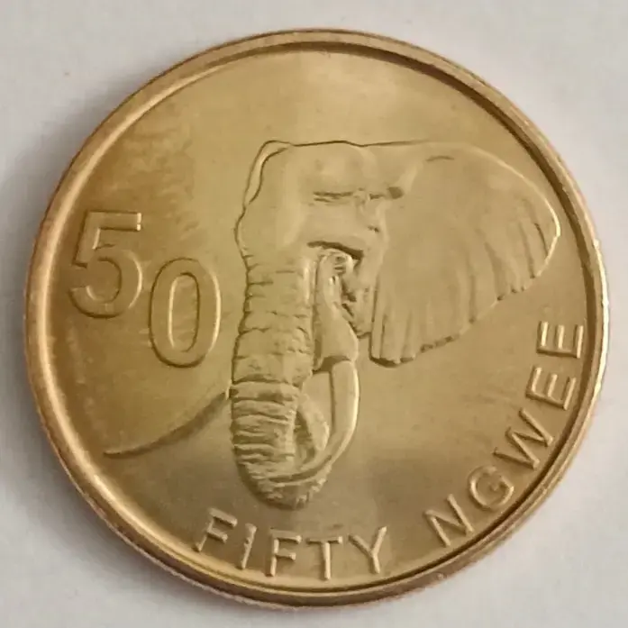 Zambia 50 Ngwee coin Unc 2024
