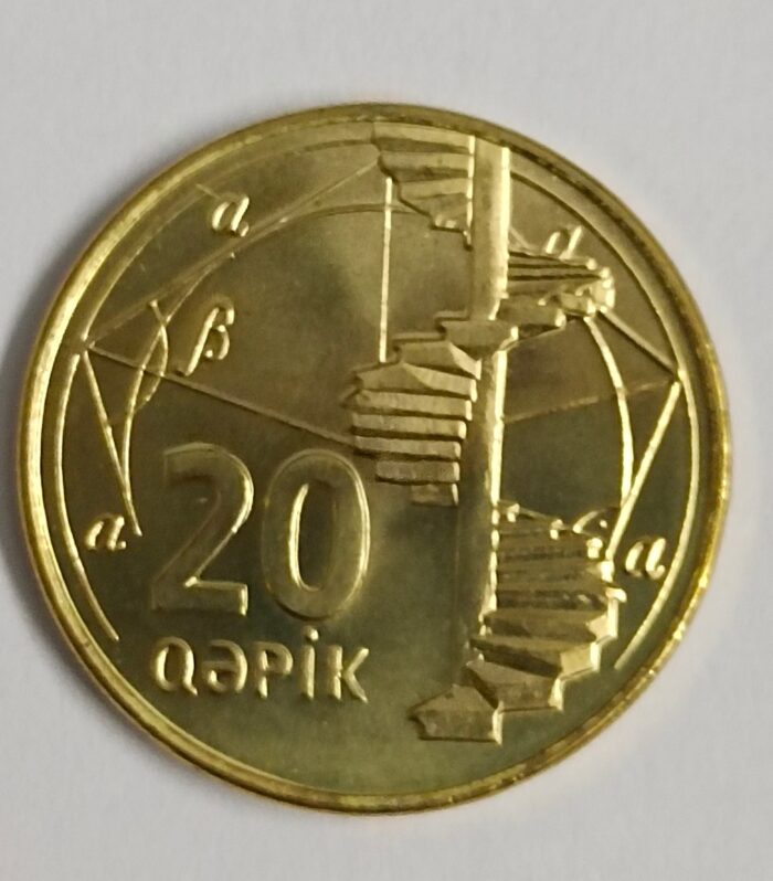 Azerbaijan 20 Qapiks coin unc